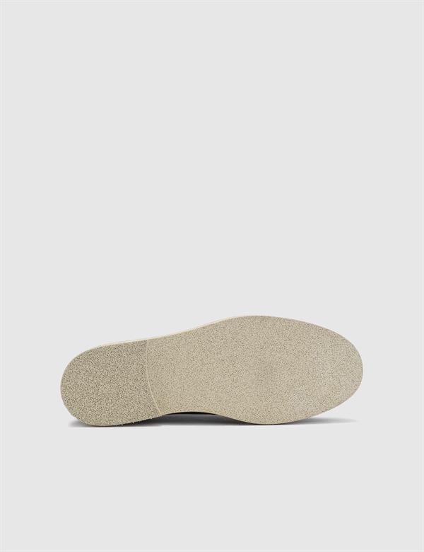 Buxton Black Suede Leather Men's Oxford