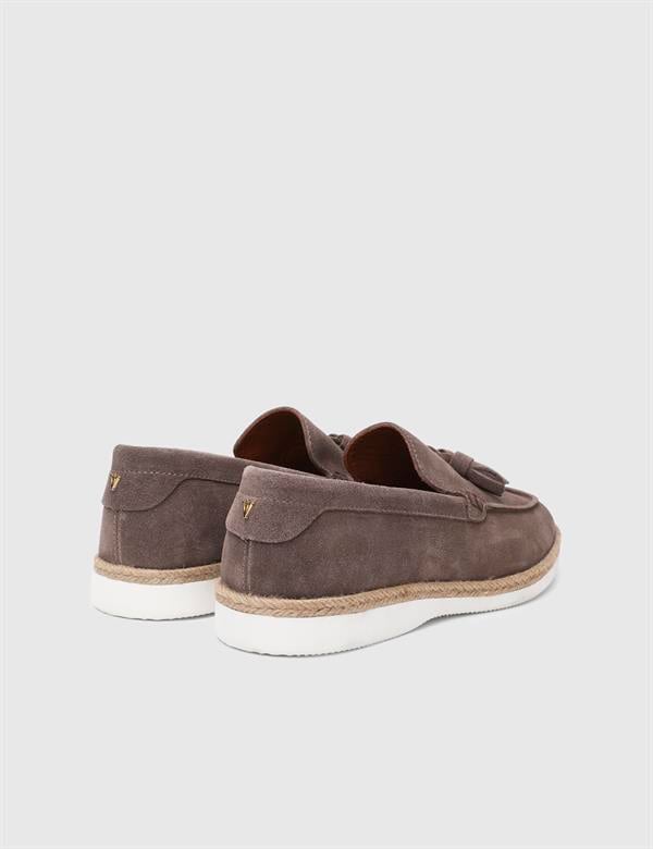 Caistor Hakiki Süet Taba Erkek Loafer