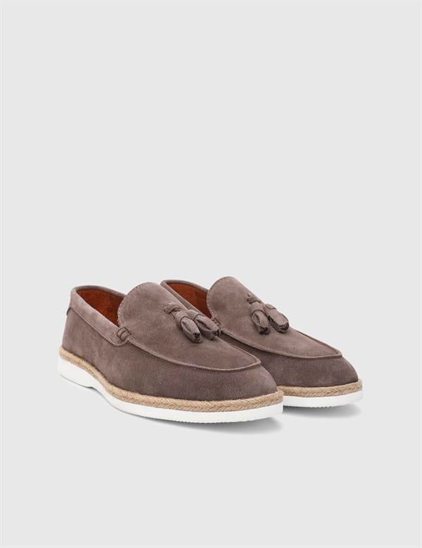 Caistor Hakiki Süet Taba Erkek Loafer