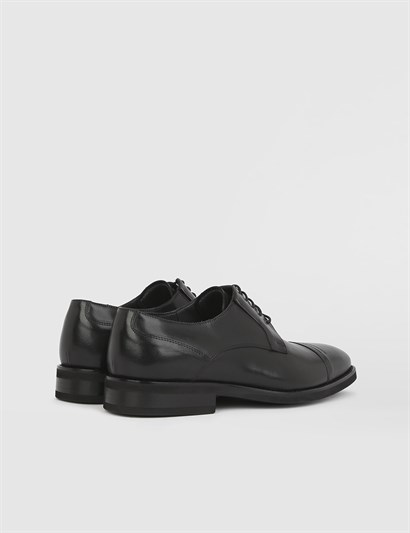 Calvino Black Leather Men's XXX Shoe