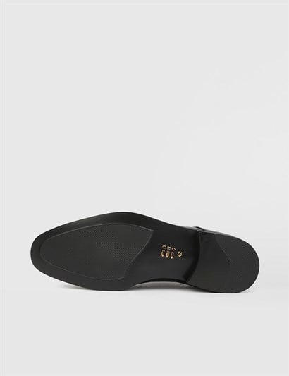 Calvino Black Leather Men's XXX Shoe
