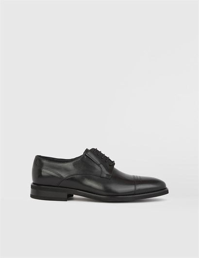 Calvino Black Leather Men's XXX Shoe