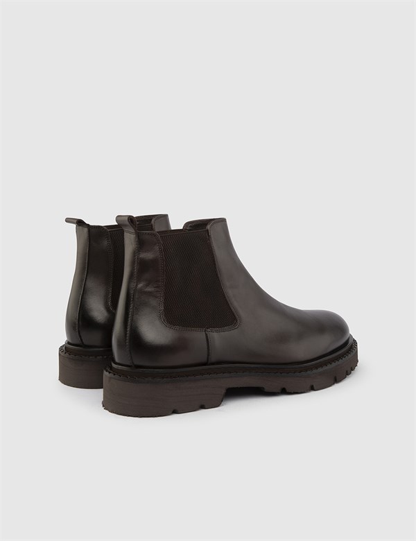 Campana Antique Brown Leather Men's Boot