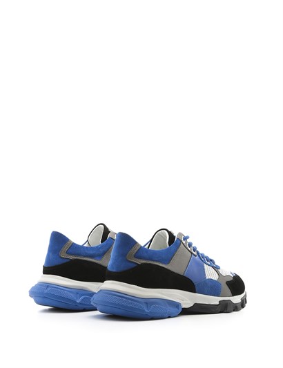 Carlotta Men's Sneaker Black Blue Neon