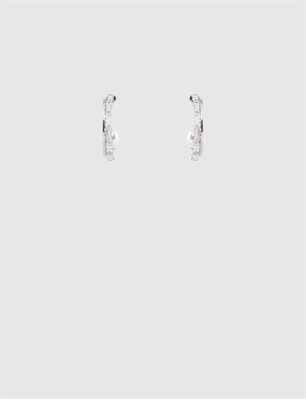 Comyn Silver Women's Earrings