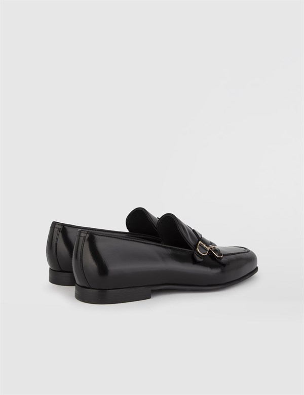 Conroy Hakiki Açma Deri Erkek Siyah Klasik Ayakkabı