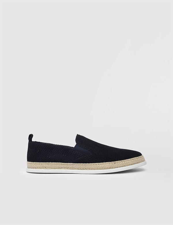Dave Navy Blue Suede Men's Daily Shoe