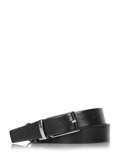 Donerlı Duble-Sided Men's Belt Navy Blue