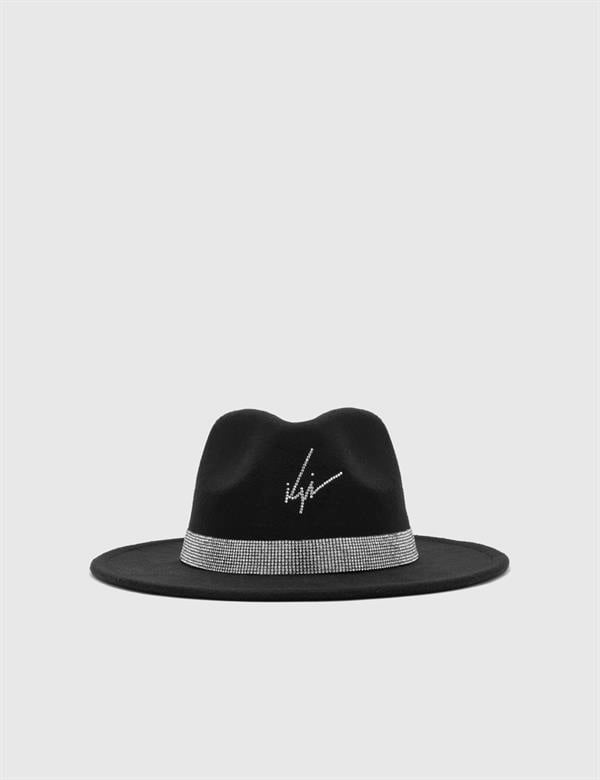 Dorina Black-Silver Women's Hat