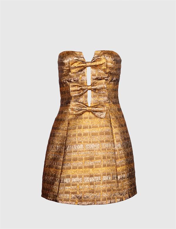 Elena Gold Women's Dress