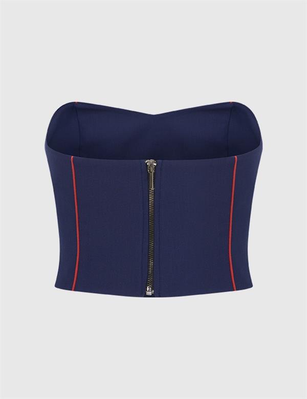 Era Navy Blue Women's Bustier