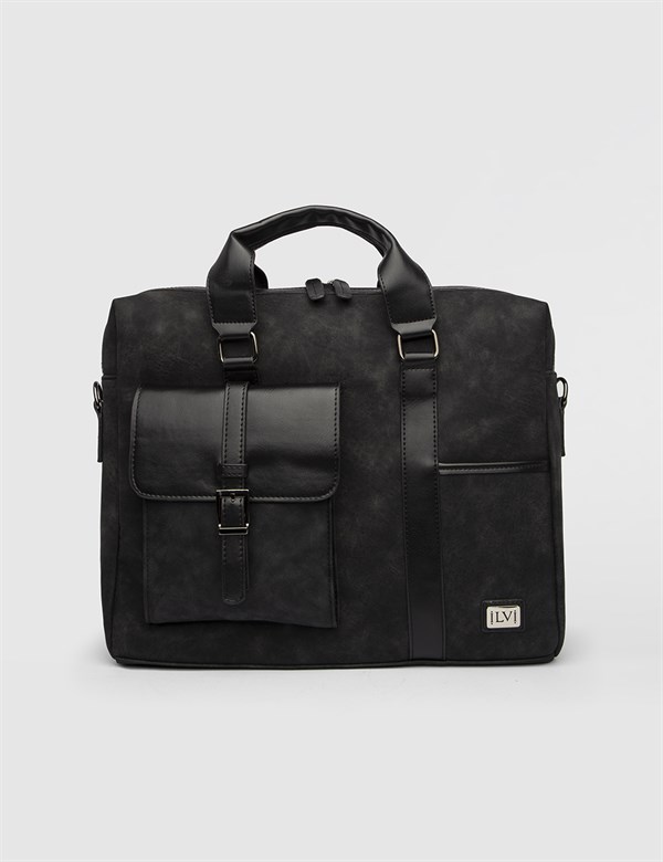 Erp Black Men's Handbag