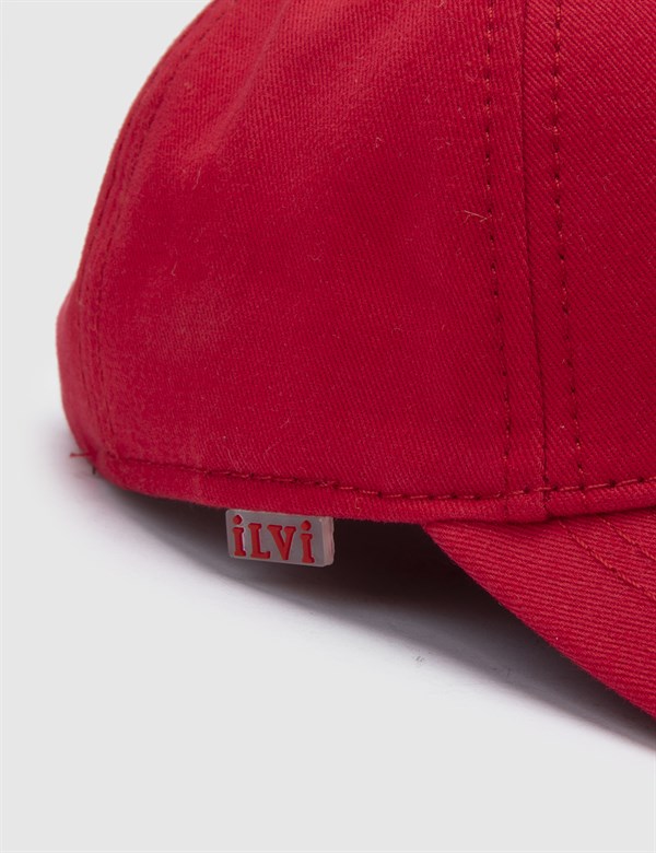 Even Red Gabardine Unisex Hat