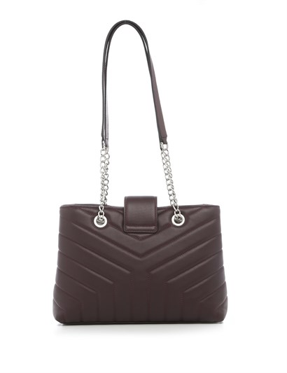 Farah Women's Shoulder Bag Bordeaux Leather