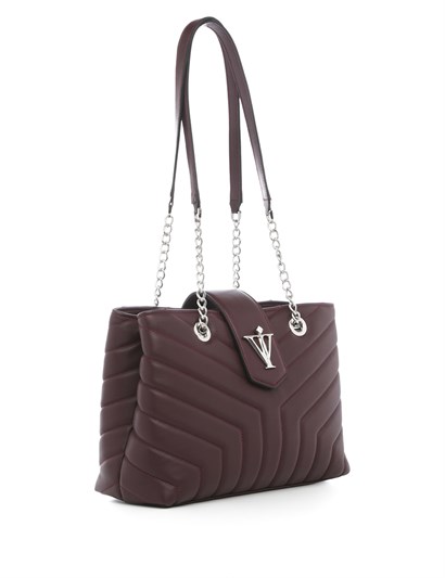 Farah Women's Shoulder Bag Bordeaux Leather