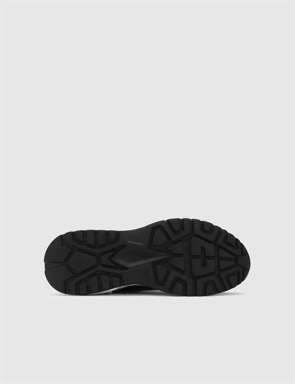 Ferdina Black Leather Men's Sneaker