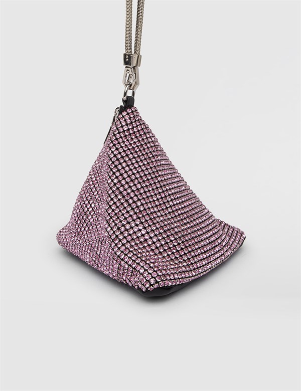 Firmin Pink Women's Handbag with Stones