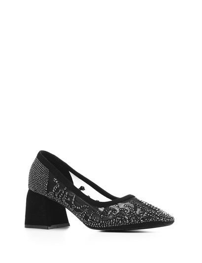 Fuma Women's Pump Black Mesh