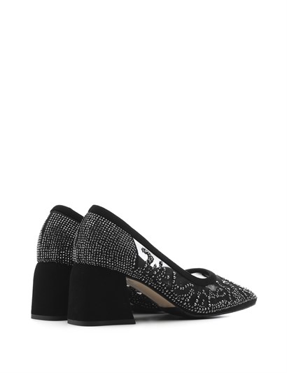 Fuma Women's Pump Black Mesh