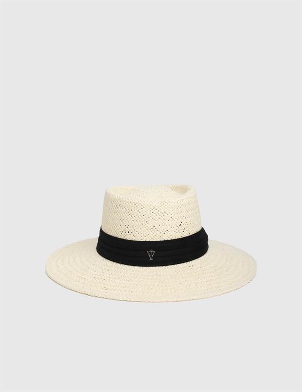 Fumsa Cream Unisex Straw Hat