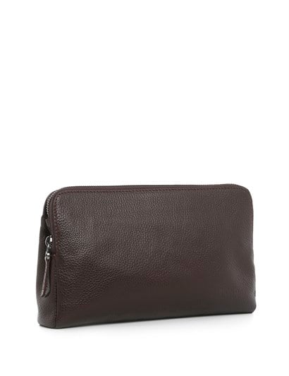 Gaines Men's Handbag Brown Leather