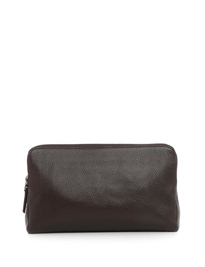 Gaines Men's Handbag Brown Leather