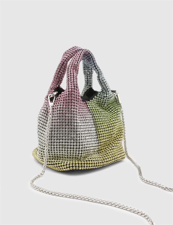 Gonder Multicolor Women's Shoulder Bag with Stones