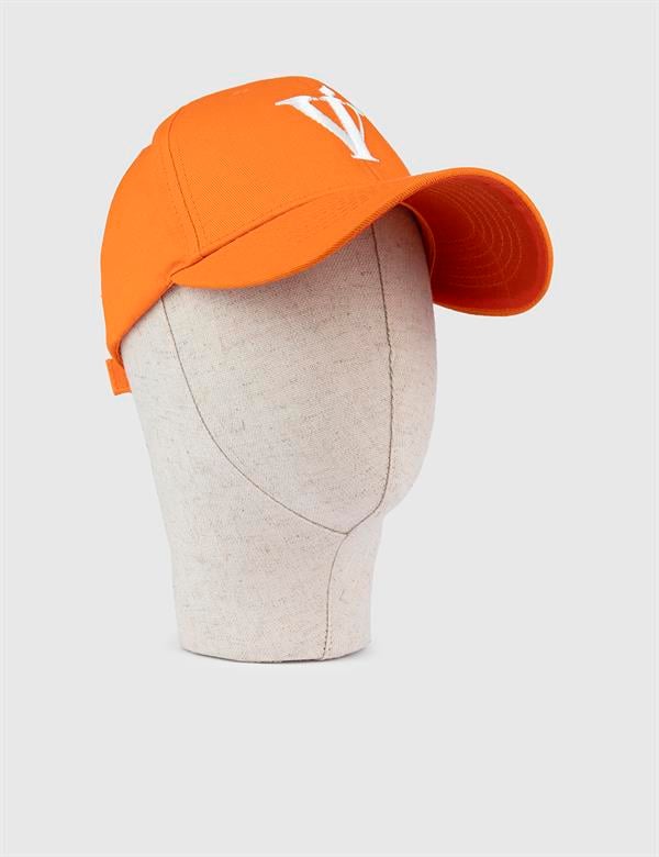 Gorden Orange-White Gabardine Unisex Hat