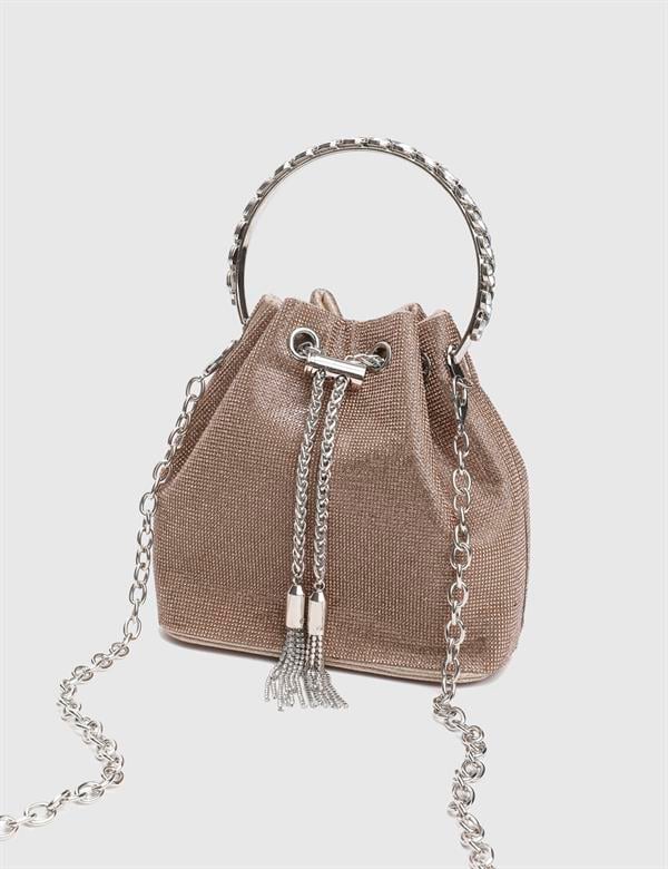 Gores Bronze Women's Clutch with Stones