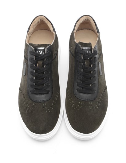 Gwyn Men's Sneaker Khaki Suede