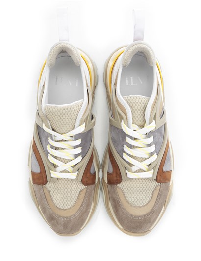 Heather Men's Sneaker Mink Suede