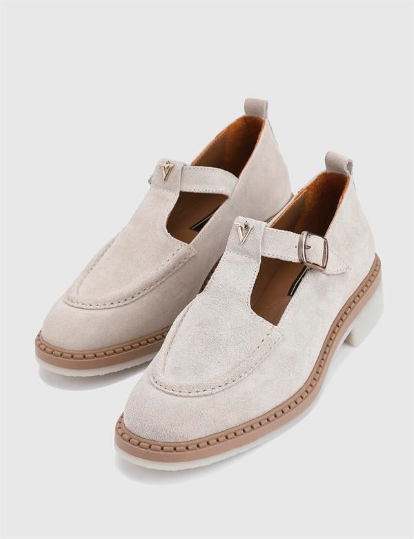 Herbots Kadın Loafer Bej