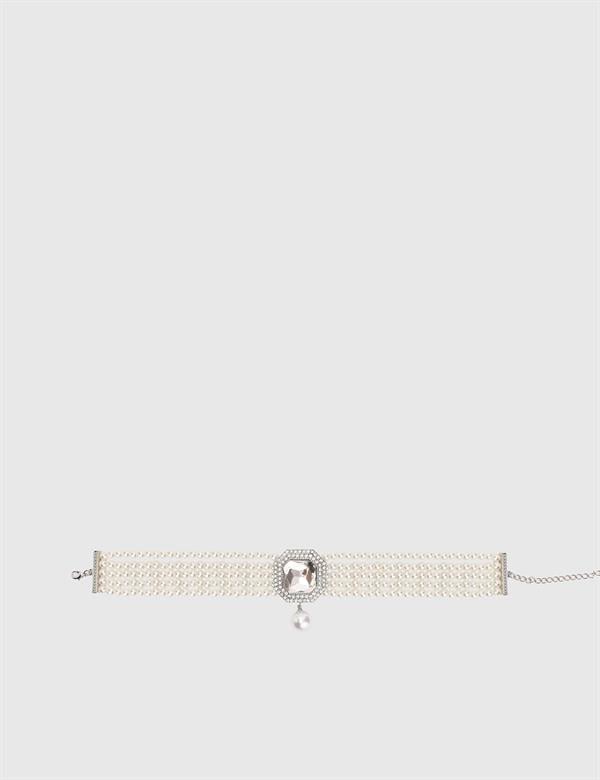 Hilda Silver Women's Necklace
