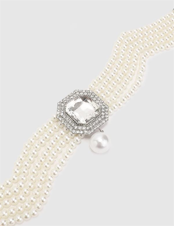 Hilda Silver Women's Necklace