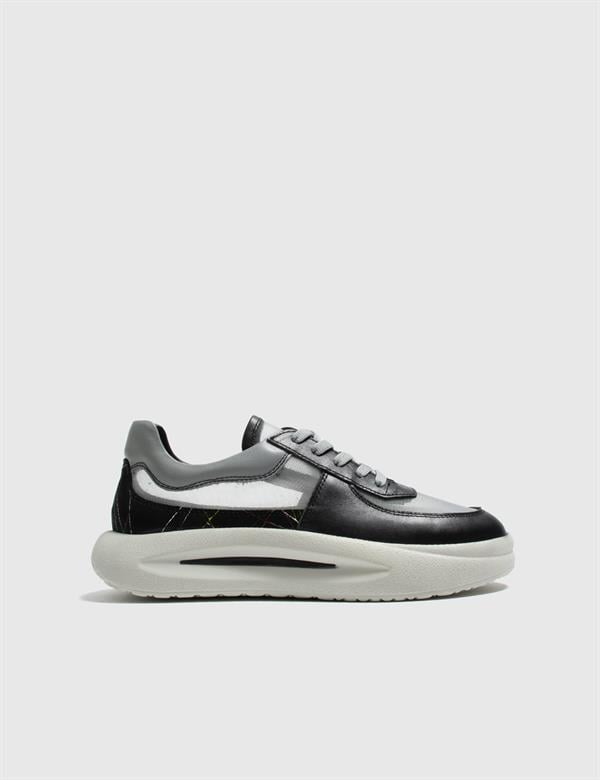 Ismael Black Leather Women's Sneaker