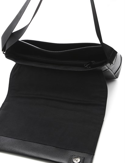 Jackson Men's Shoulder Bag Black Leather