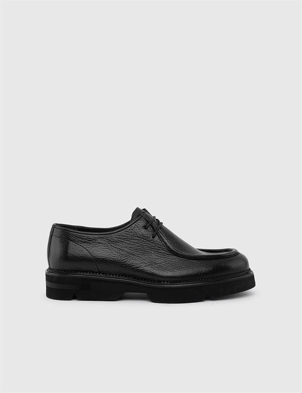 Jalisco Black Floater Leather Men's Daily Shoe