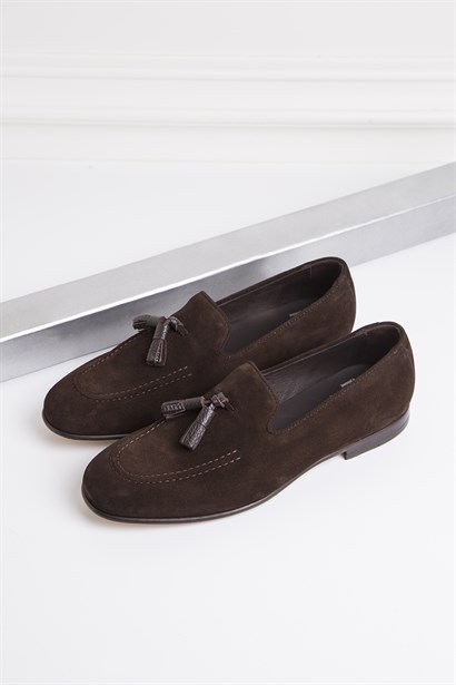 Jett 800-7 Mokasen Kahve Süet