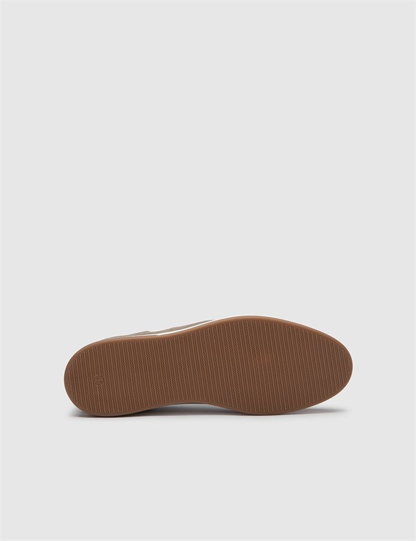 Johannes Mink Suede-White Leather Men's Sneaker