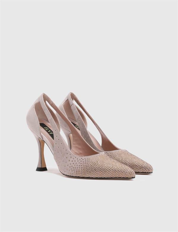 Joris Mink Suede Leather Women's Pump