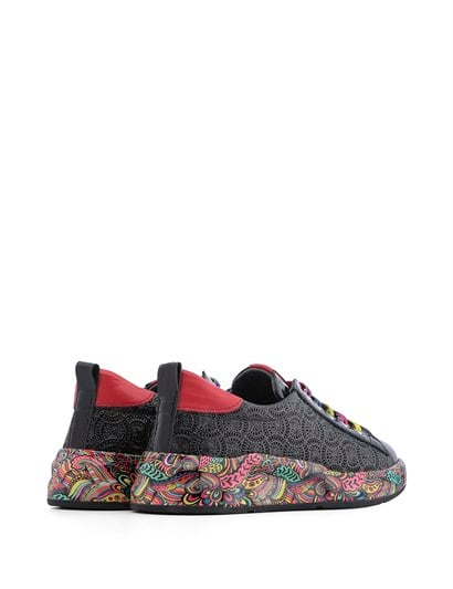 Jumbo Women's Sneaker Black Patent Leather