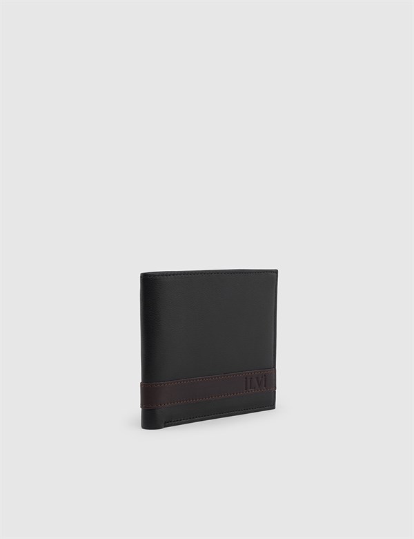 Jura Black-Brown Leather Men's Wallet