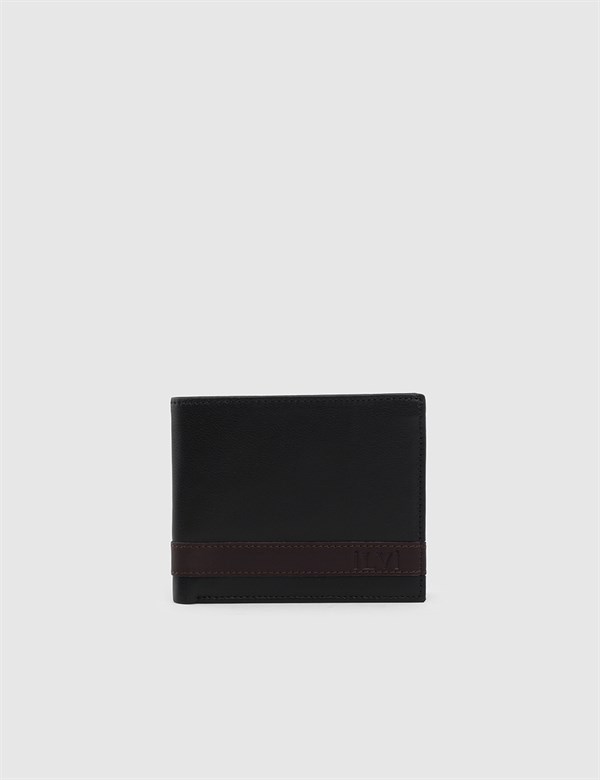 Jura Black-Brown Leather Men's Wallet