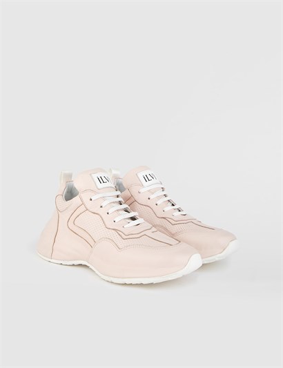 Kadka Powder Pink Leather Women's Sneaker