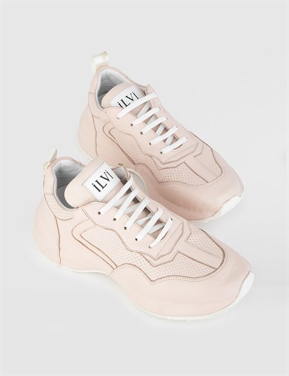 Kadka Powder Pink Leather Women's Sneaker