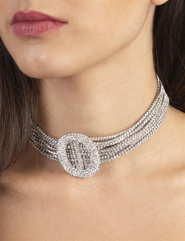 Kesia Silver Women's Necklace