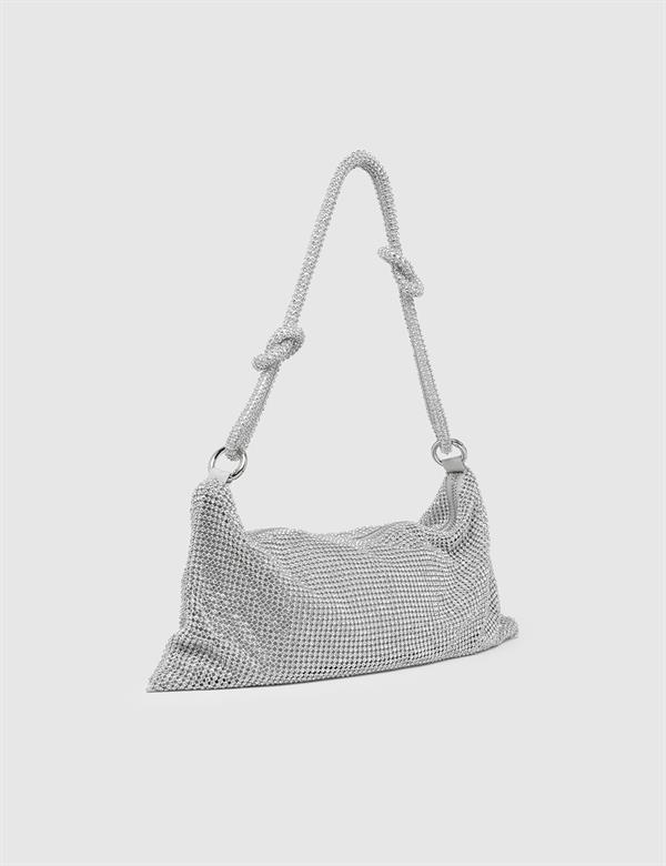 Kinsale Silver Women's Handbag with Stones