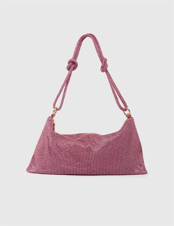 Kinsale Purple Women's Handbag with Stones