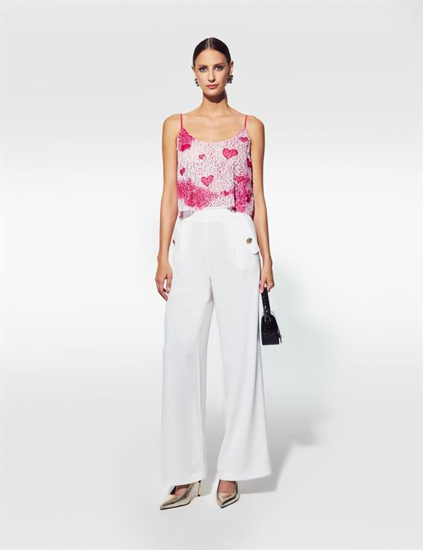 Kiros Ecru Women's Trousers