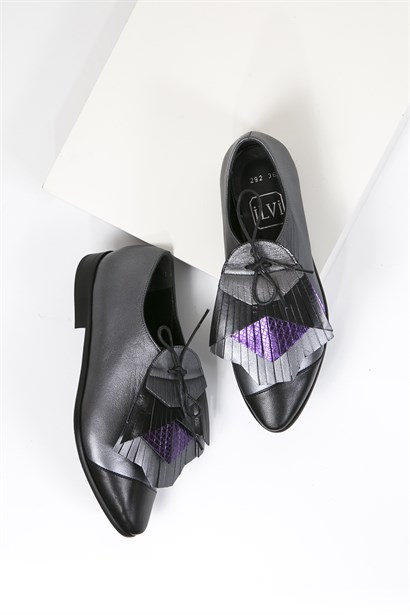 Kleop 292 Oxford Platin Deri